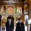 Святейший Патриарх в Голгофо-Распятском и Троицких скитах
