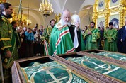 Божественная литургия в день памяти прпп. Зосимы, Савватия и Германа (2018)