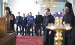 Фото В. Гречихин, Соловецкий монастырь посетила делегация глав законодательных органов СЗФО России