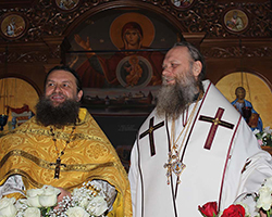 Состоялось первое архиерейское богослужение епископа Порфирия на Подворье Соловецкого монастыря в Санкт-Петербурге