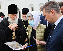 Фото Сергей Власов, Святейший Патриарх провел рабочее совещание по вопросам развития Соловков