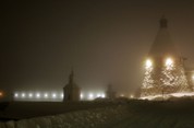 Туманный зимний день на Соловках