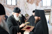 Святейший Патриарх Кирилл в Свято-Троицком скиту