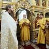 Святейший Патриарх Кирилл в Голгофо-Распятском скиту