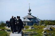 Святейший Патриарх Кирилл посетил Андреевский скит Соловецкого монастыря