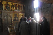 Служба в Андреевском храме в день памяти равноапостольного великого князя Владимира