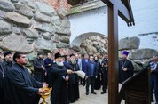 Осмотр монастыря. Рабочее совещание по вопросам развития Соловецкого архипелага (2024)
