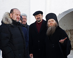 Губернатор Архангельской области посетил Соловецкий монастырь