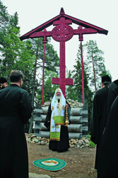 Святейший Патриарх Кирилл прибыл в Соловецкий монастырь