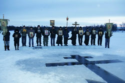 Праздник Богоявления в Соловецком монастыре