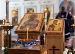 Фото В. Мочалов, Икона великомученика Феодора Тирона на Соловках