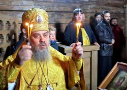 Фото пресс-служба Георгиевской епархии, Соловки посетила паломническая группа Георгиевской епархии во главе с епископом Гедеон