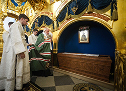 Фото свящ. Игорь Палкин, В Соловецкий монастырь прибыл Святейший Патриарх Кирилл