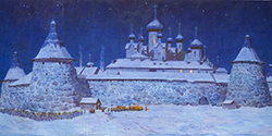 Сергей Андрияка. Крестный ход. Соловецкий монастырь. 2017 год, В Москве откроется выставка «Сергей Андрияка. Гимн акварели»