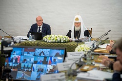 Пресс-служба Патриарха Московского и всея Руси, Предстоятель Русской Церкви возглавил совещание по вопросам сохранения и развития Соловецкого архипелага